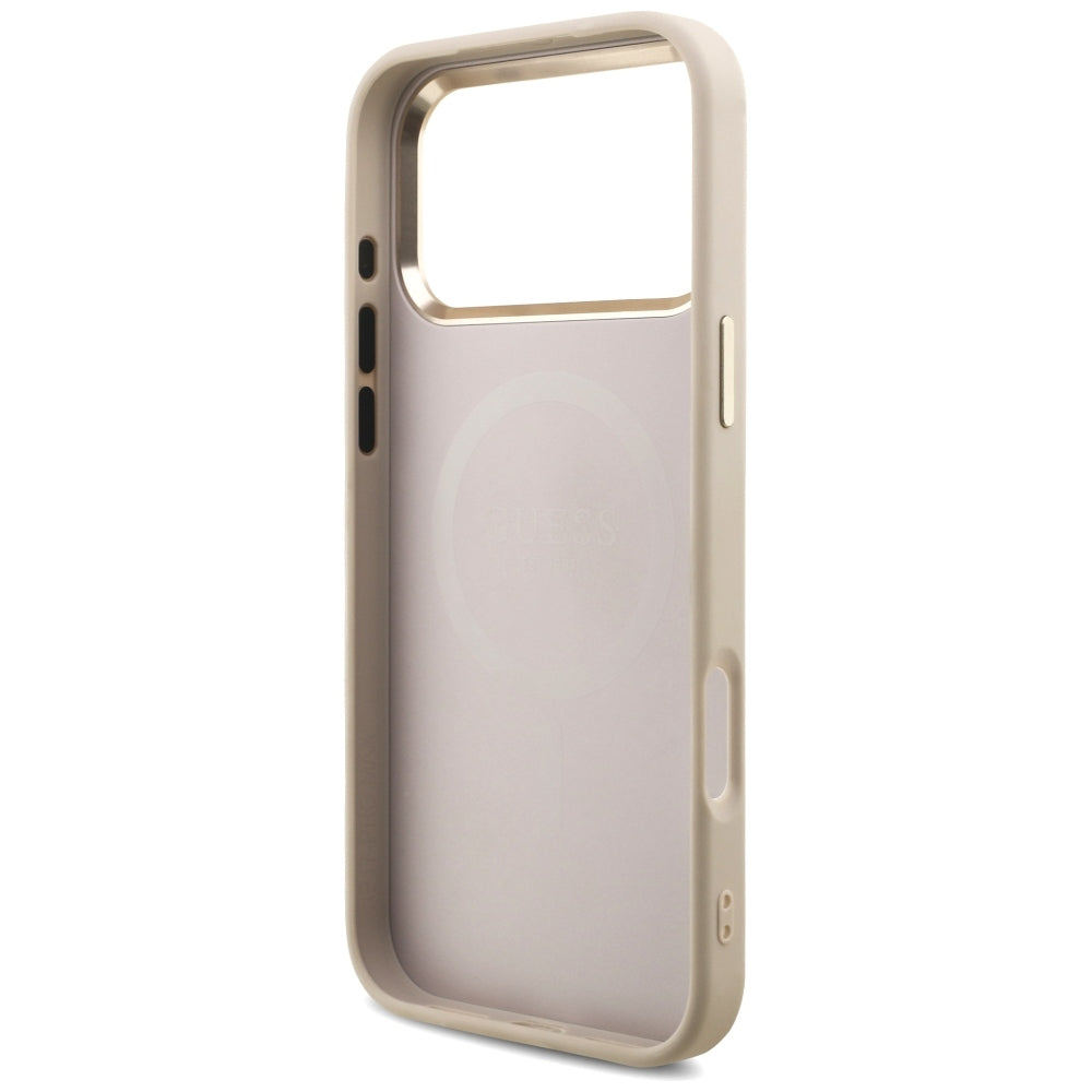 Husa de protectie Guess Hardcase 4G compatibil cu iPhone 18 Pro Max / iPhone 17 Pro Max, Roz