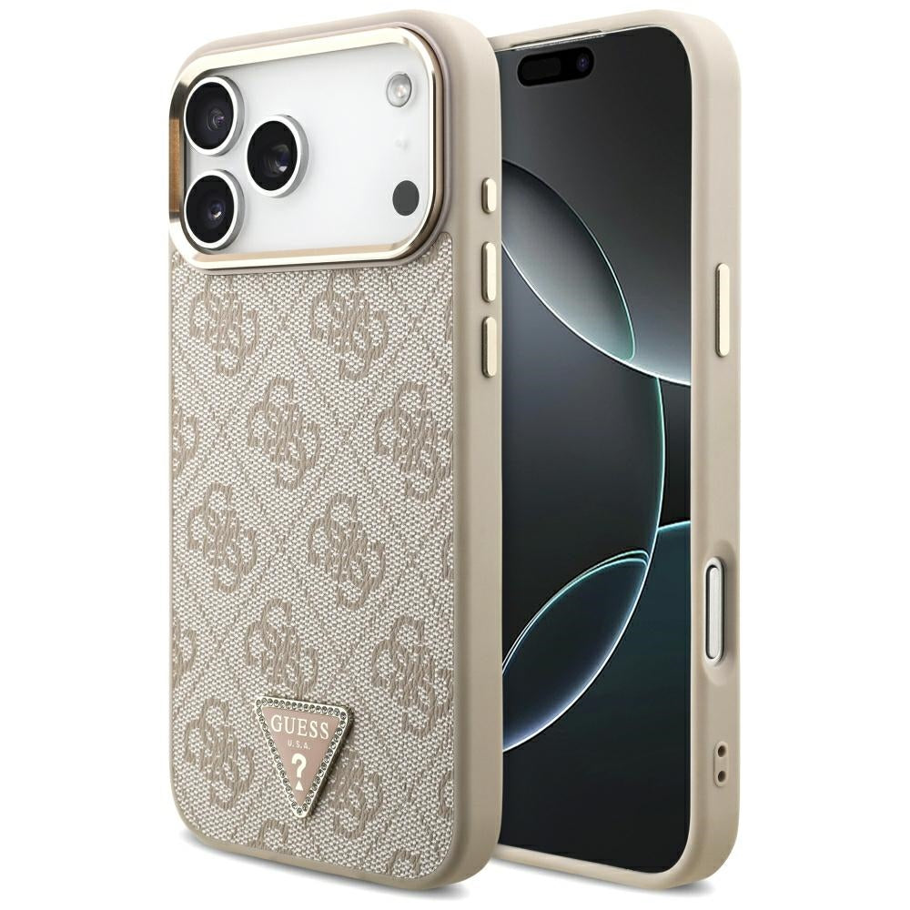 Husa de protectie Guess Hardcase 4G compatibil cu iPhone 18 Pro Max / iPhone 17 Pro Max, Roz