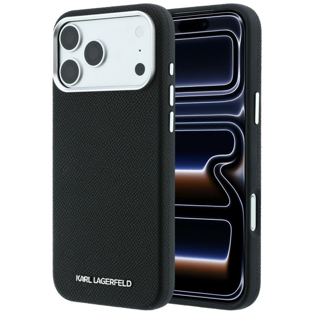 Husa de protectie Karl Lagerfeld compatibil cu iPhone 18 Pro / iPhone 17 Pro, Negru