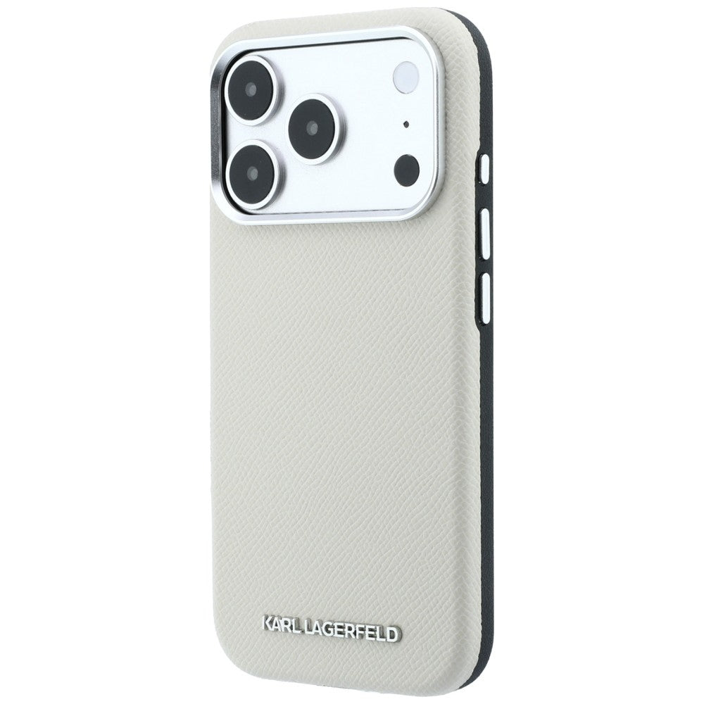 Husa de protectie Karl Lagerfeld compatibil cu iPhone 18 Pro / iPhone 17 Pro, Bej