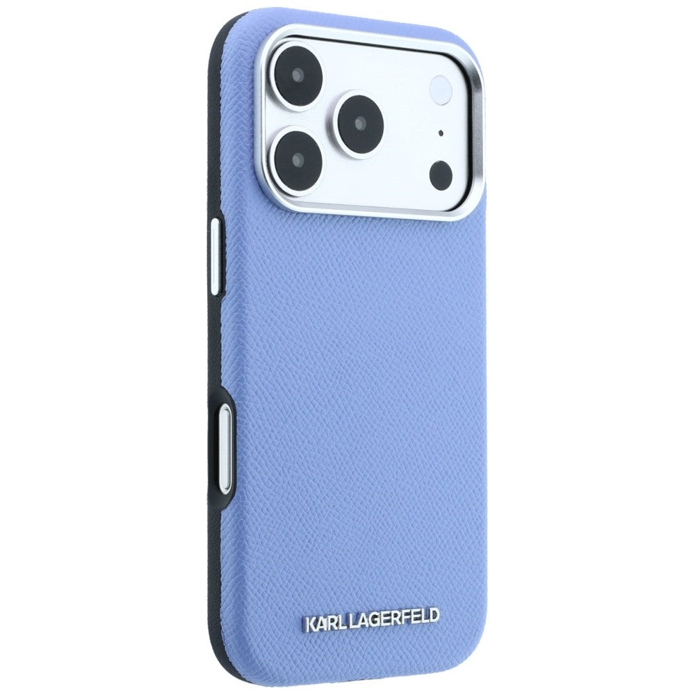 Husa de protectie Karl Lagerfeld compatibil cu iPhone 18 Pro / iPhone 17 Pro, Albastru