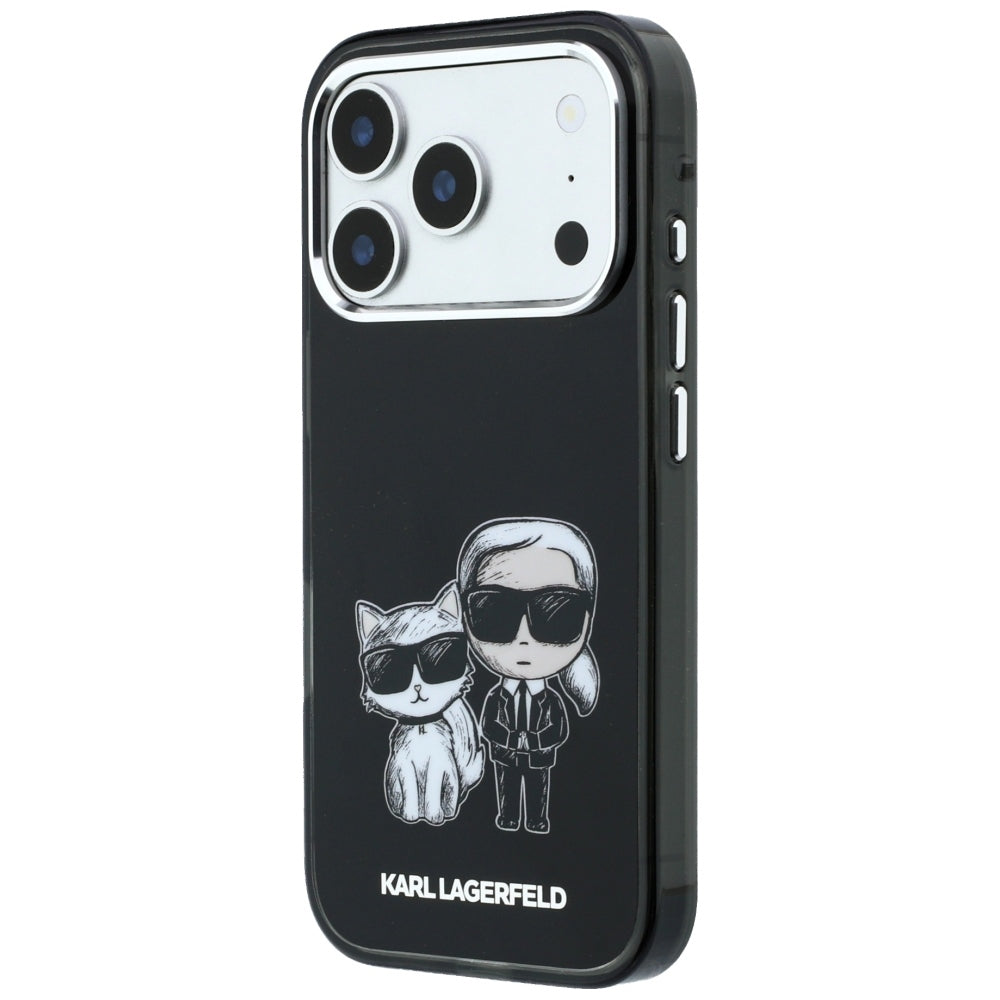 Husa de protectie Karl Lagerfeld compatibil cu iPhone 18 Pro / iPhone 17 Pro, Negru