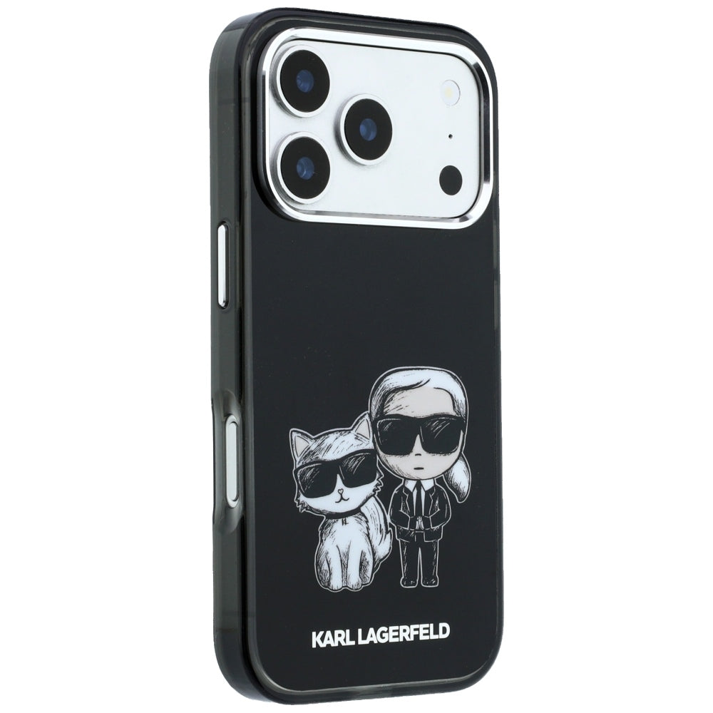 Husa de protectie Karl Lagerfeld compatibil cu iPhone 18 Pro / iPhone 17 Pro, Negru