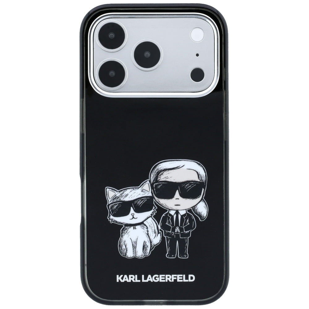 Husa de protectie Karl Lagerfeld compatibil cu iPhone 18 Pro / iPhone 17 Pro, Negru