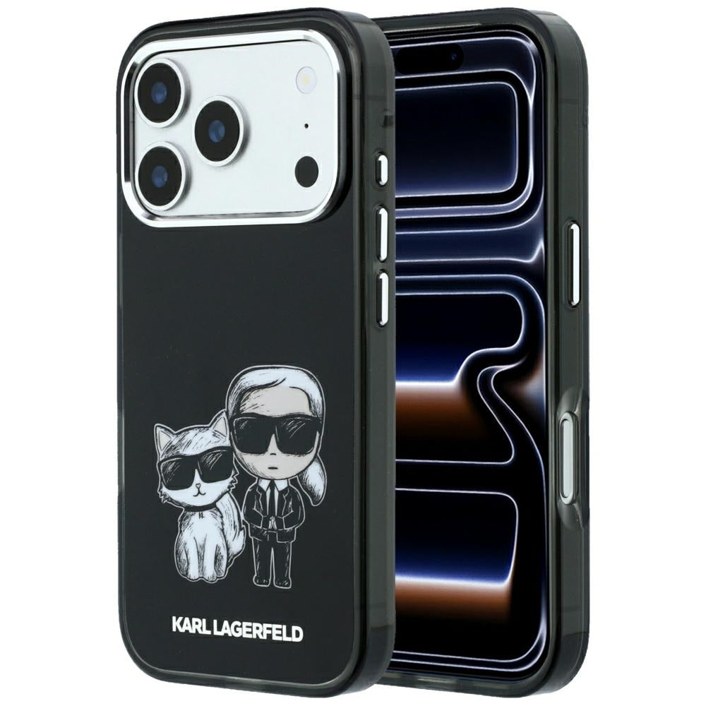 Husa de protectie Karl Lagerfeld compatibil cu iPhone 18 Pro / iPhone 17 Pro, Negru