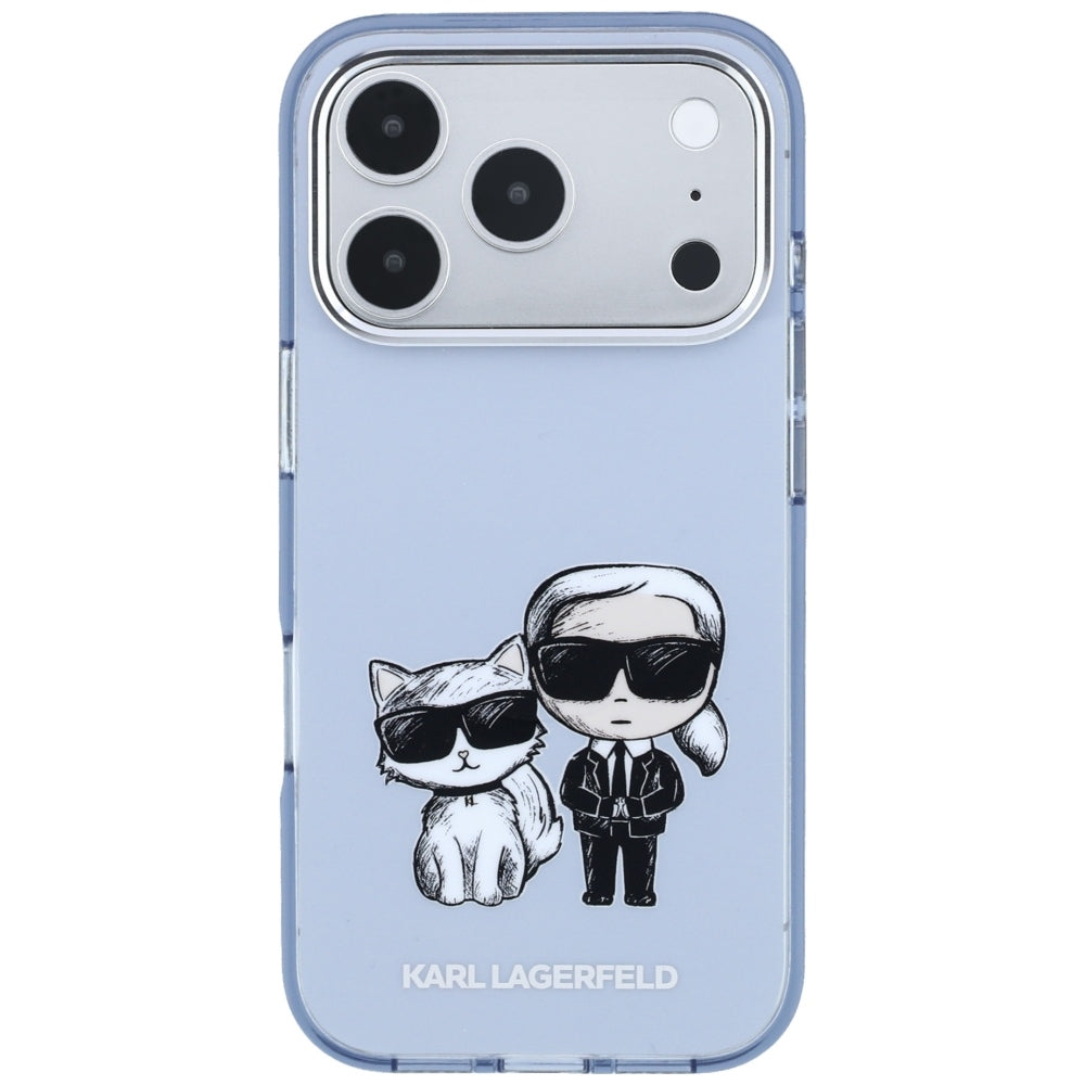 Husa de protectie Karl Lagerfeld compatibil cu iPhone 18 Pro Max / iPhone 17 Pro Max, Albastru