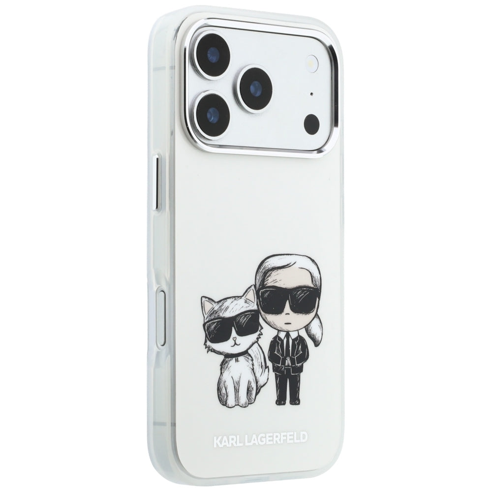 Husa de protectie Karl Lagerfeld compatibil cu iPhone 17 Pro Max / iPhone 18 Pro Max, Bej