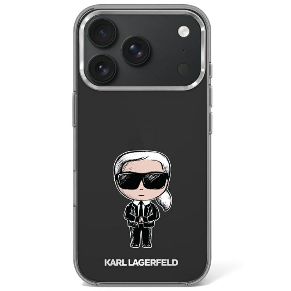 Husa de protectie Karl Lagerfeld compatibil cu iPhone 17 Pro Max / iPhone 18 Pro Max, Negru