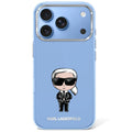 Husa de protectie Karl Lagerfeld compatibil cu iPhone 18 Pro / iPhone 17 Pro, Albastru