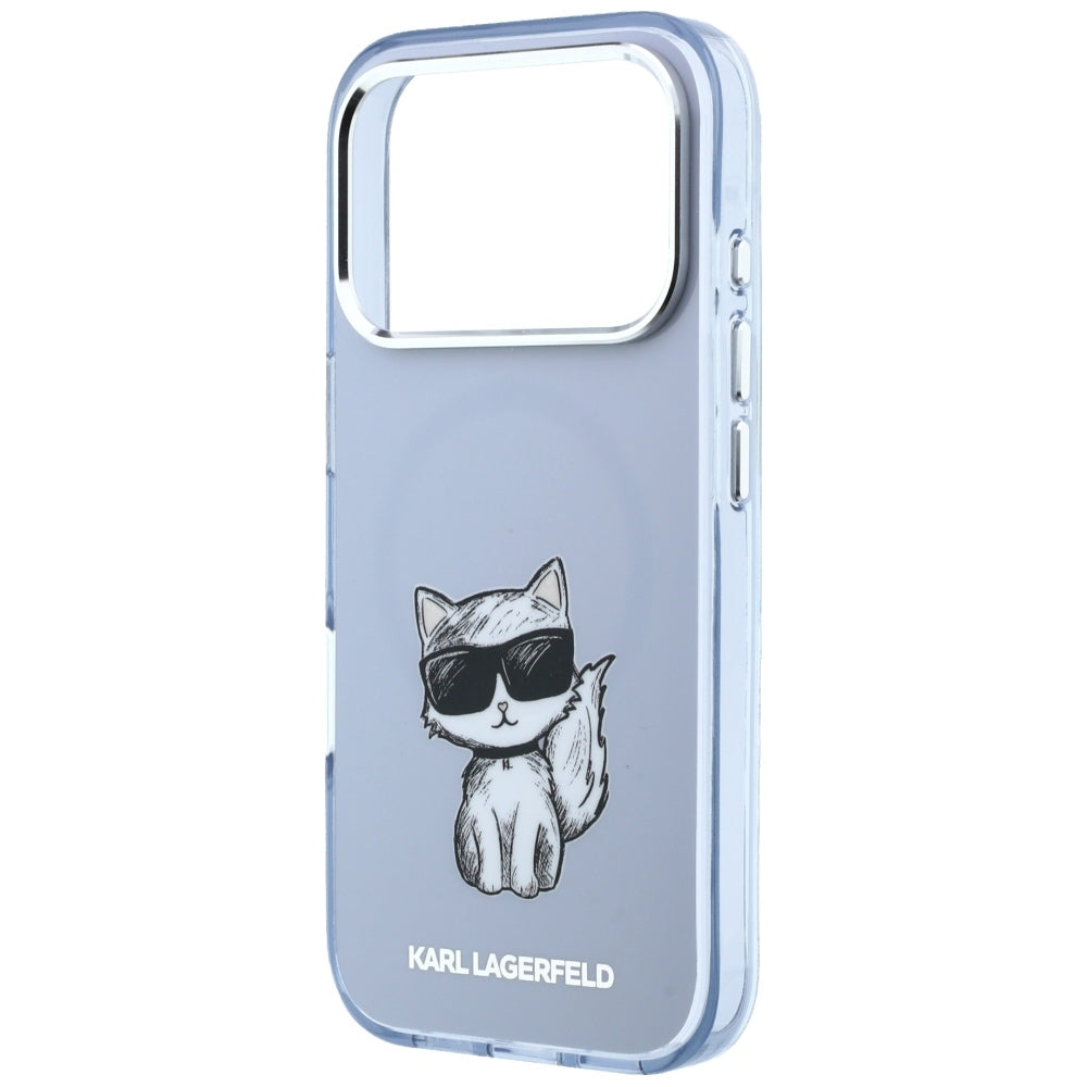 Husa de protectie Karl Lagerfeld compatibil cu iPhone 18 Pro / iPhone 17 Pro, Albastru