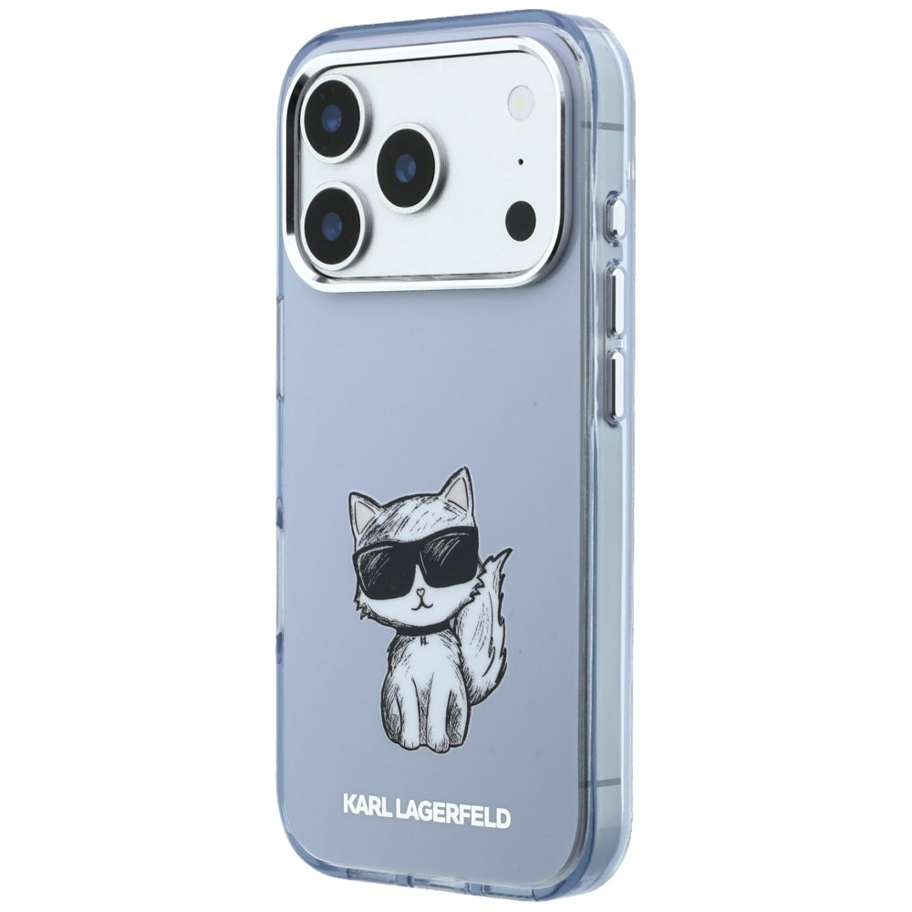 Husa de protectie Karl Lagerfeld compatibil cu iPhone 18 Pro / iPhone 17 Pro, Albastru