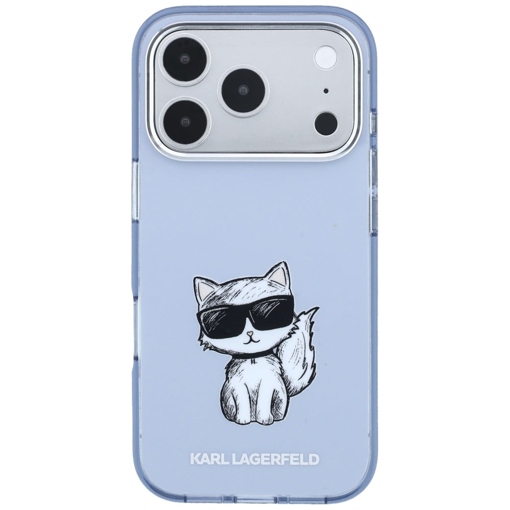 Husa de protectie Karl Lagerfeld compatibil cu iPhone 18 Pro Max / iPhone 17 Pro Max, Albastru