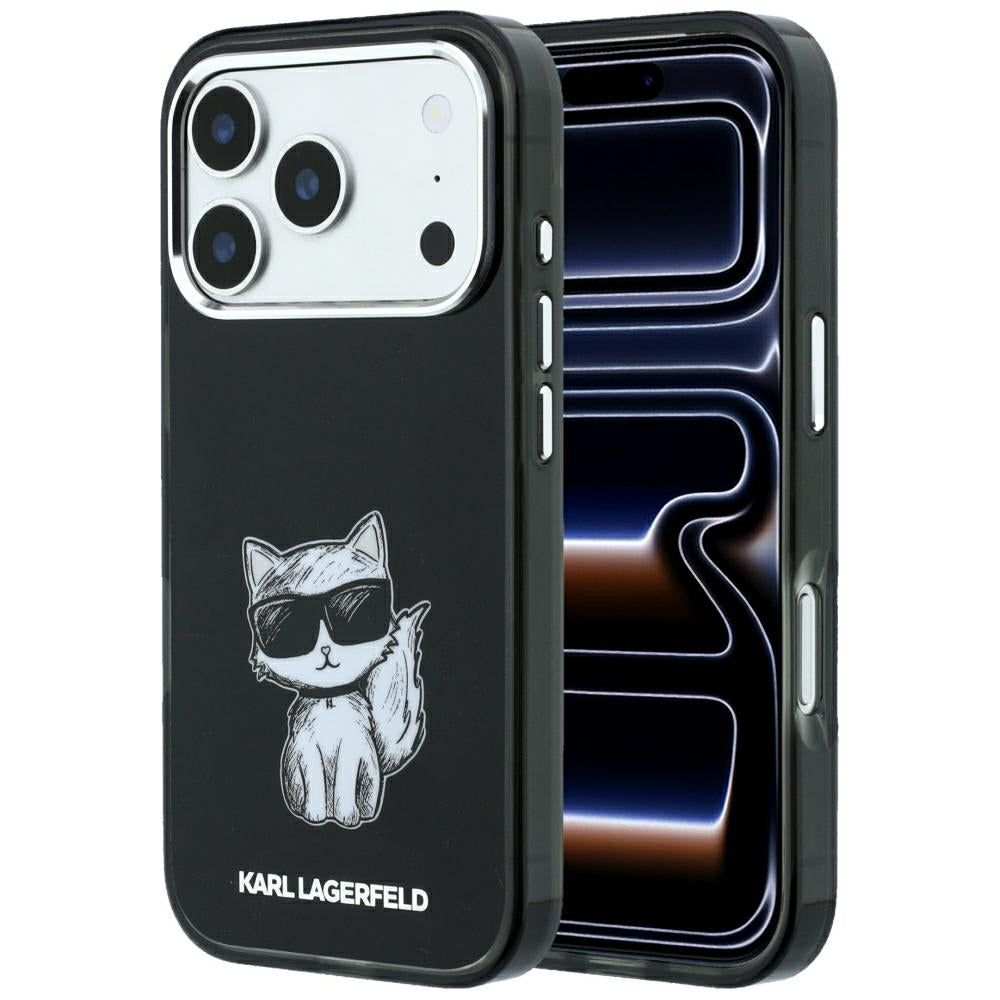 Husa de protectie Karl Lagerfeld compatibil cu iPhone 18 Pro / iPhone 17 Pro, Negru