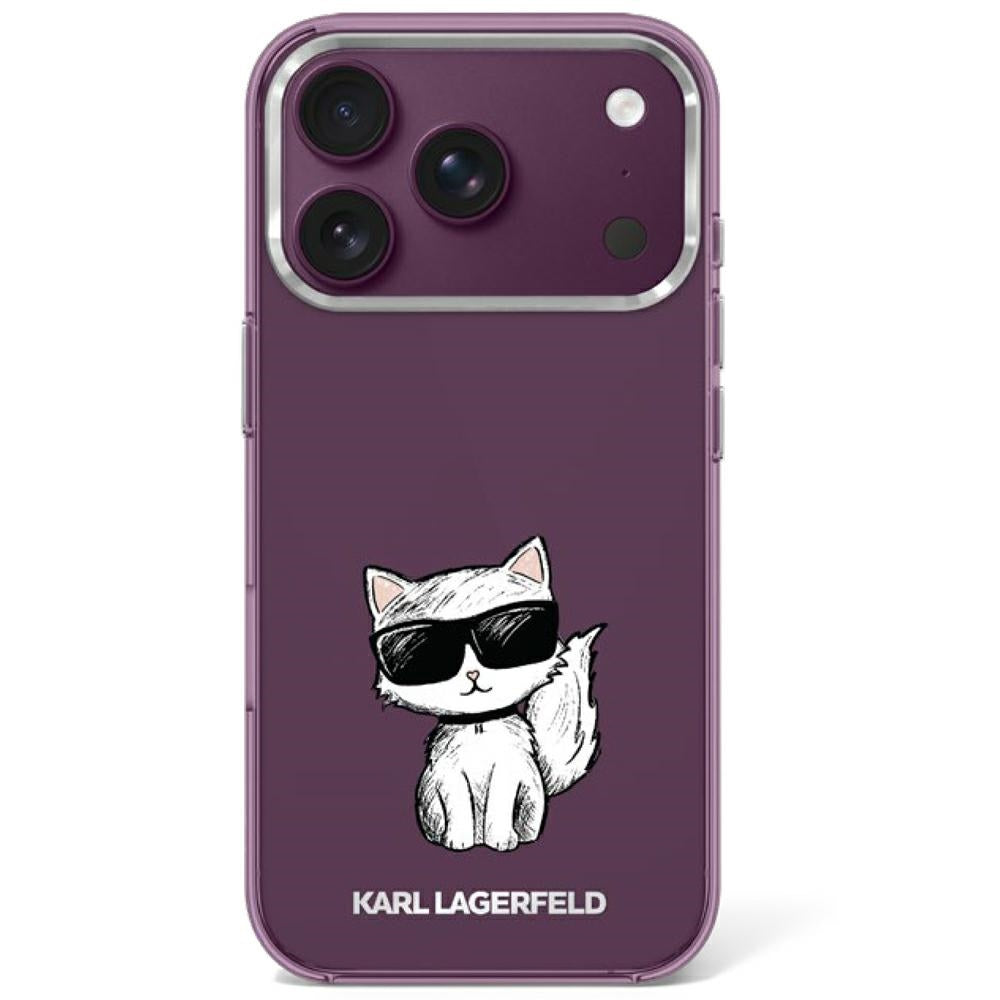 Husa de protectie Karl Lagerfeld compatibil cu iPhone 17 Pro / iPhone 18 Pro, Negru