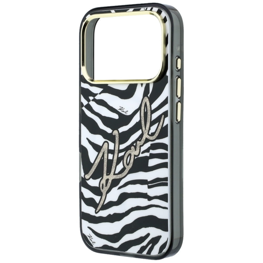 Husa de protectie Karl Lagerfeld compatibil cu iPhone 17 Pro / iPhone 18 Pro, Negru