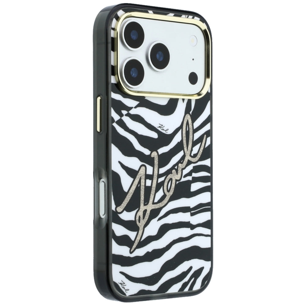 Husa de protectie Karl Lagerfeld compatibil cu iPhone 17 Pro / iPhone 18 Pro, Negru