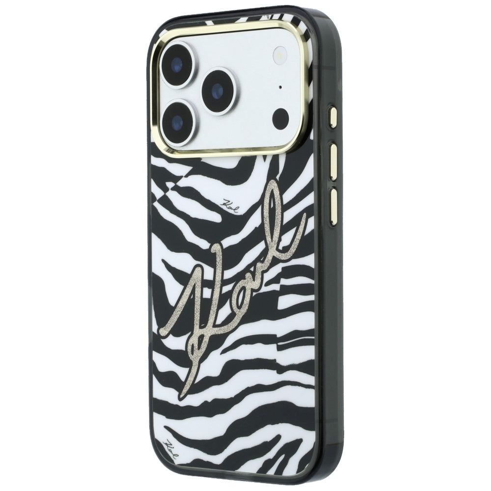 Husa de protectie Karl Lagerfeld compatibil cu iPhone 17 Pro / iPhone 18 Pro, Negru