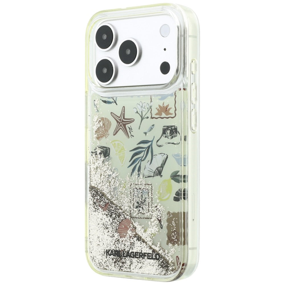 Husa de protectie Karl Lagerfeld compatibil cu iPhone 17 Pro Max / iPhone 18 Pro Max, Bej