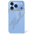 Husa de protectie Karl Lagerfeld compatibil cu iPhone 18 Pro / iPhone 17 Pro, Albastru