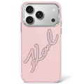 Husa de protectie Karl Lagerfeld compatibil cu iPhone 17 Pro / iPhone 18 Pro, Alb