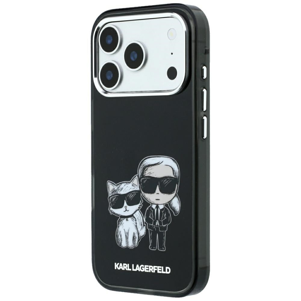 Husa de protectie Karl Lagerfeld compatibil cu iPhone 18 Pro / iPhone 17 Pro, Negru