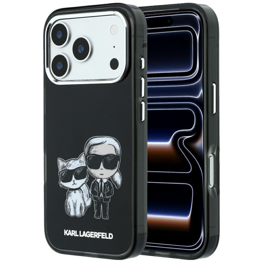 Husa de protectie Karl Lagerfeld compatibil cu iPhone 18 Pro / iPhone 17 Pro, Negru