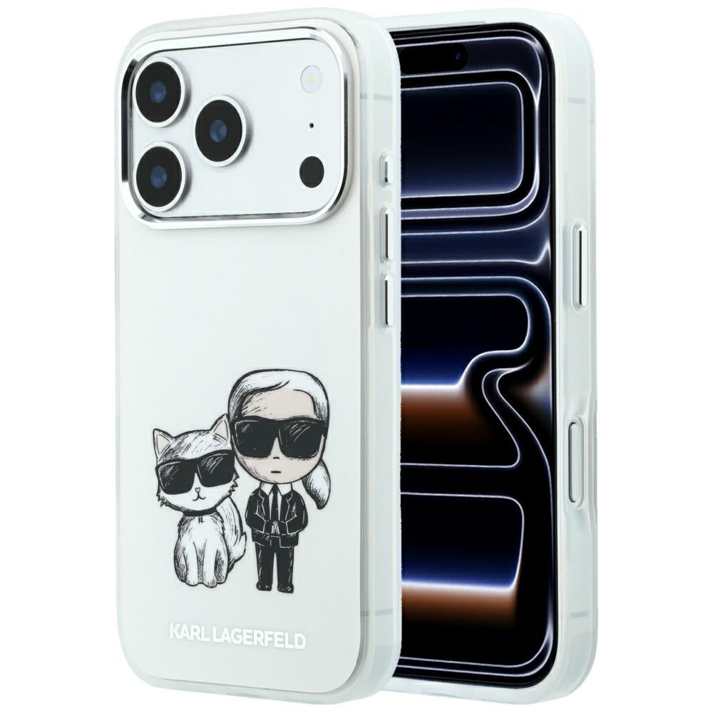 Husa de protectie Karl Lagerfeld compatibil cu iPhone 18 Pro / iPhone 17 Pro, Bej