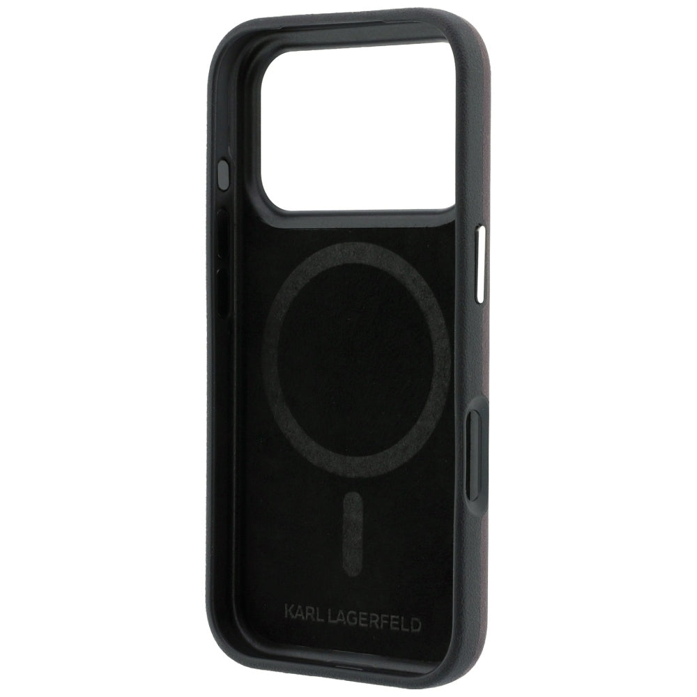 Husa de protectie Karl Lagerfeld compatibil cu iPhone 18 Pro / iPhone 17 Pro, Bordo