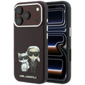 Husa de protectie Karl Lagerfeld compatibil cu iPhone 18 Pro / iPhone 17 Pro, Bordo