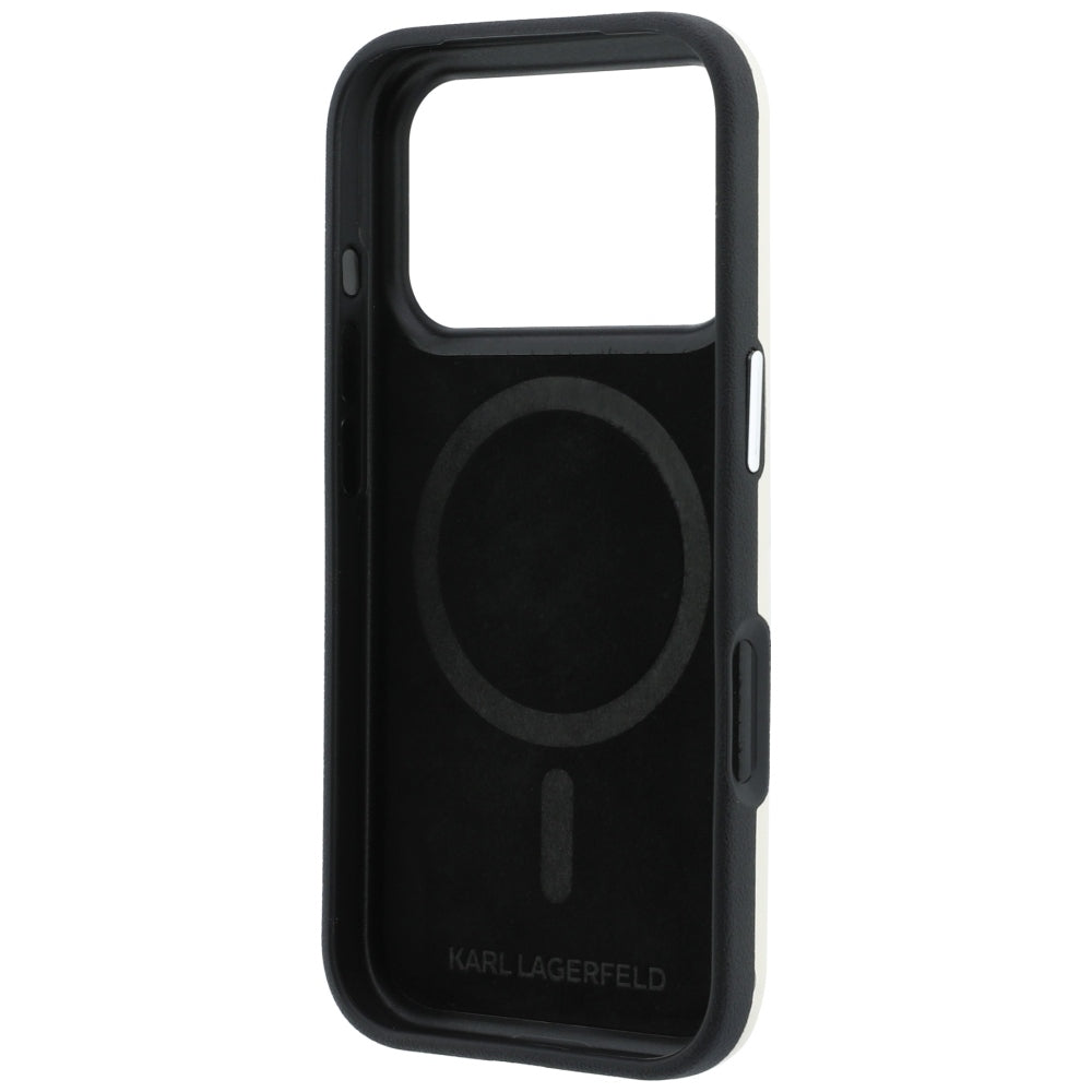 Husa de protectie Karl Lagerfeld compatibil cu iPhone 18 Pro / iPhone 17 Pro, Bej