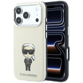 Husa de protectie Karl Lagerfeld compatibil cu iPhone 18 Pro / iPhone 17 Pro, Bej