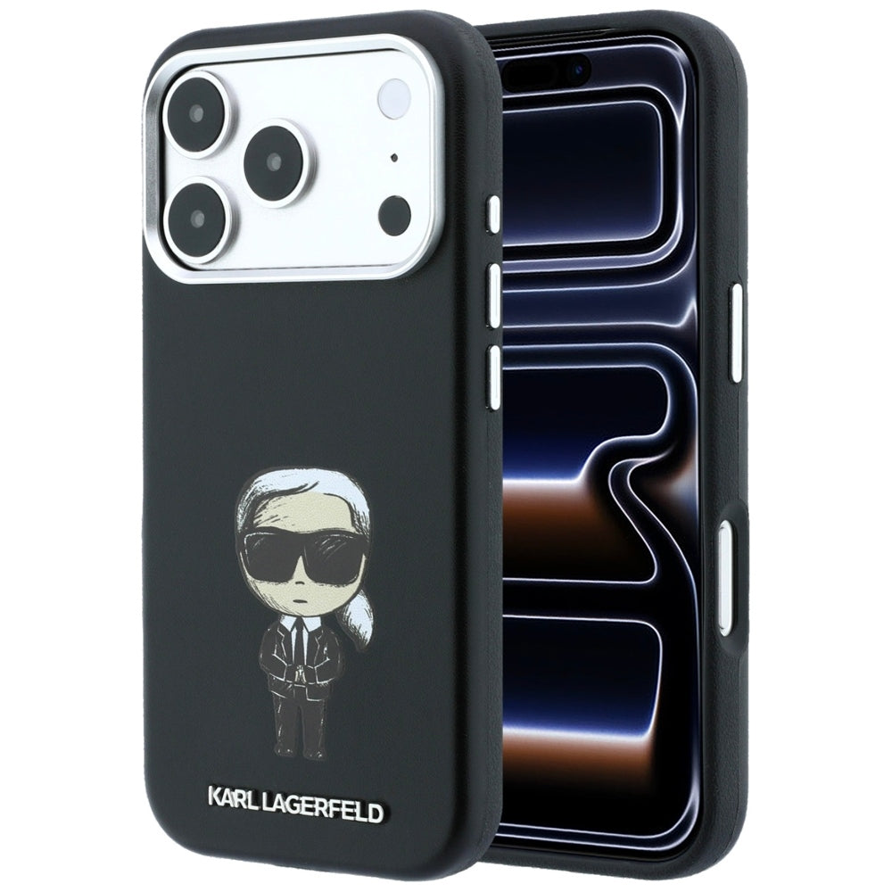 Husa de protectie Karl Lagerfeld compatibil cu iPhone 18 Pro / iPhone 17 Pro, Negru