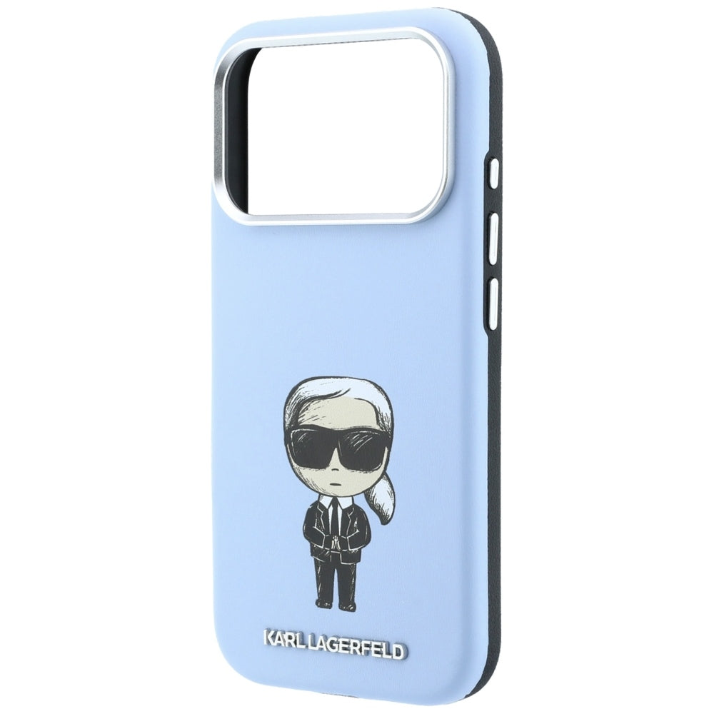 Husa de protectie Karl Lagerfeld compatibil cu iPhone 18 Pro / iPhone 17 Pro, Albastru