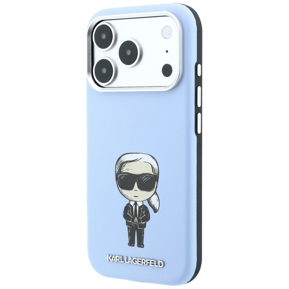 Husa de protectie Karl Lagerfeld compatibil cu iPhone 18 Pro / iPhone 17 Pro, Albastru