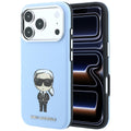 Husa de protectie Karl Lagerfeld compatibil cu iPhone 18 Pro / iPhone 17 Pro, Albastru