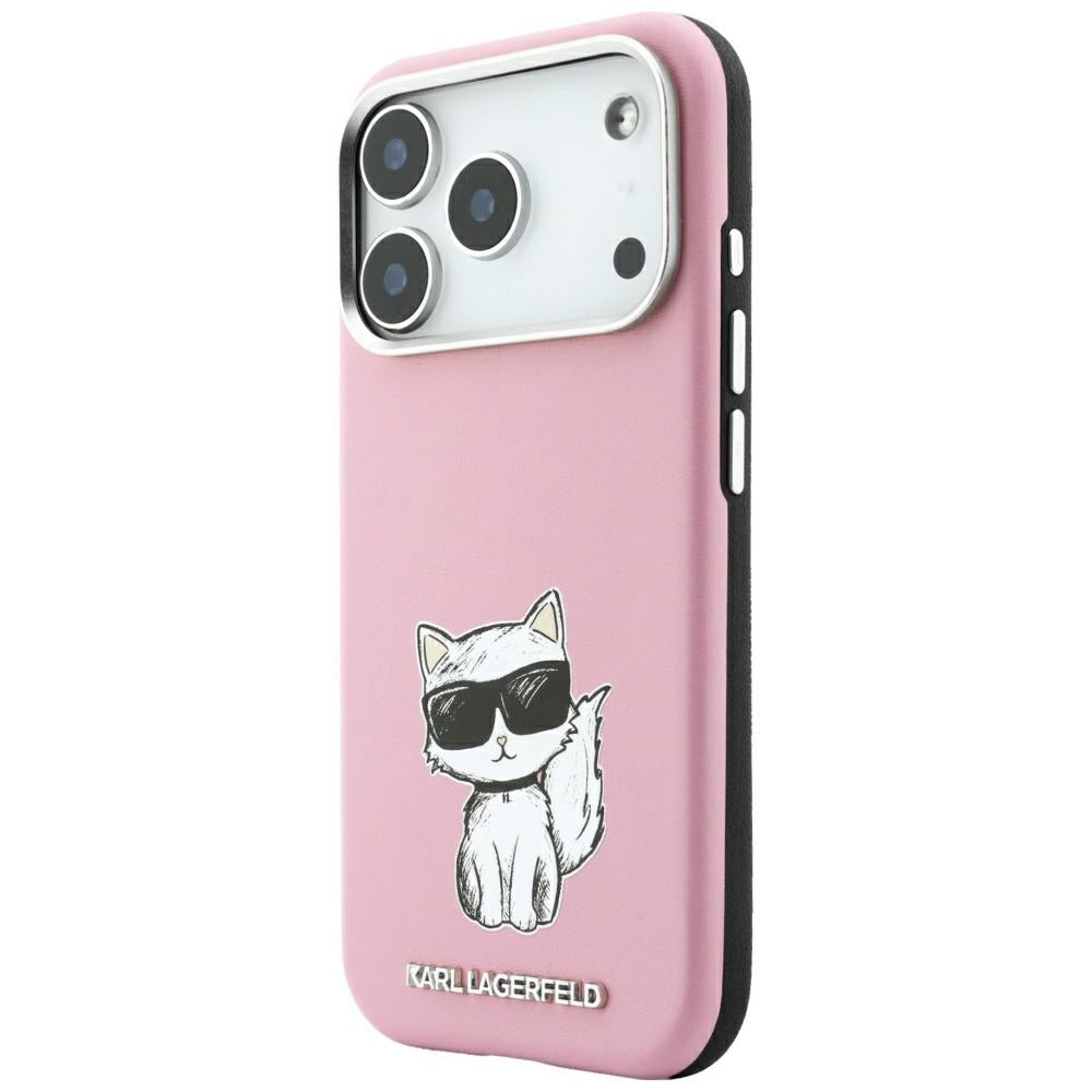 Husa de protectie Karl Lagerfeld compatibil cu iPhone 18 Pro / iPhone 17 Pro, Roz