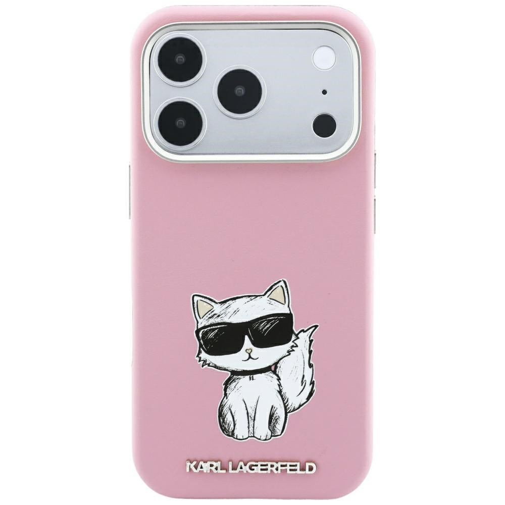 Husa de protectie Karl Lagerfeld compatibil cu iPhone 18 Pro / iPhone 17 Pro, Roz