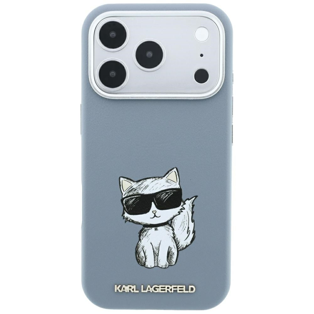 Husa de protectie Karl Lagerfeld compatibil cu iPhone 18 Pro / iPhone 17 Pro, Albastru