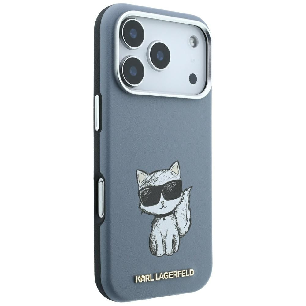 Husa de protectie Karl Lagerfeld compatibil cu iPhone 18 Pro / iPhone 17 Pro, Albastru