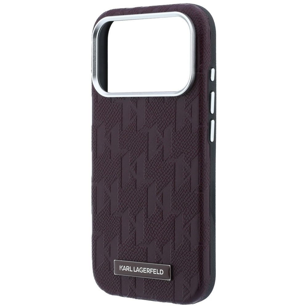 Husa de protectie Karl Lagerfeld compatibil cu iPhone 18 Pro / iPhone 17 Pro, Bordo