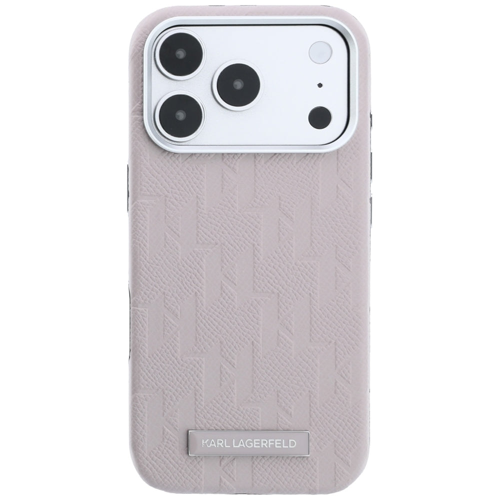Husa de protectie Karl Lagerfeld compatibil cu iPhone 18 Pro / iPhone 17 Pro, Roz