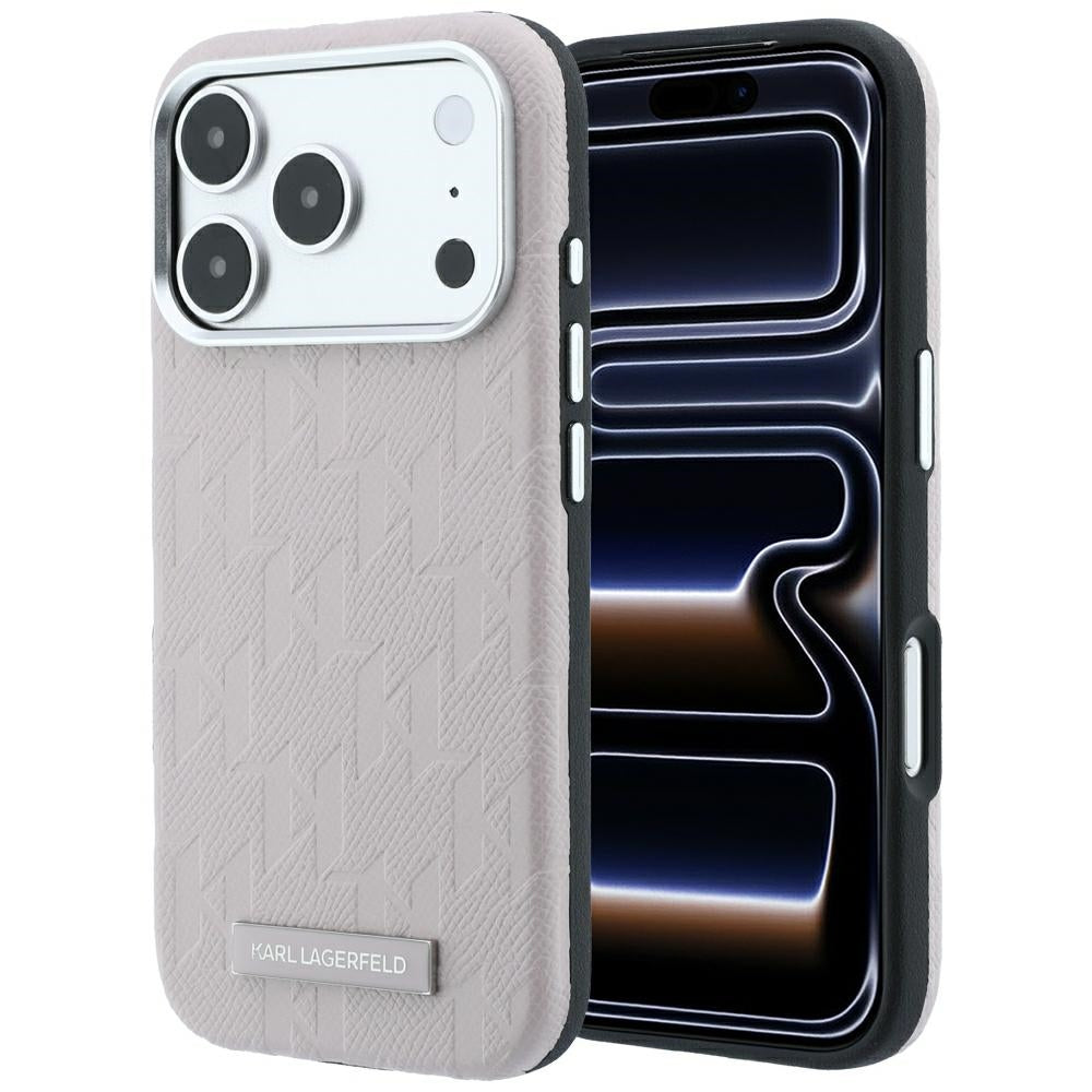 Husa de protectie Karl Lagerfeld compatibil cu iPhone 18 Pro / iPhone 17 Pro, Roz