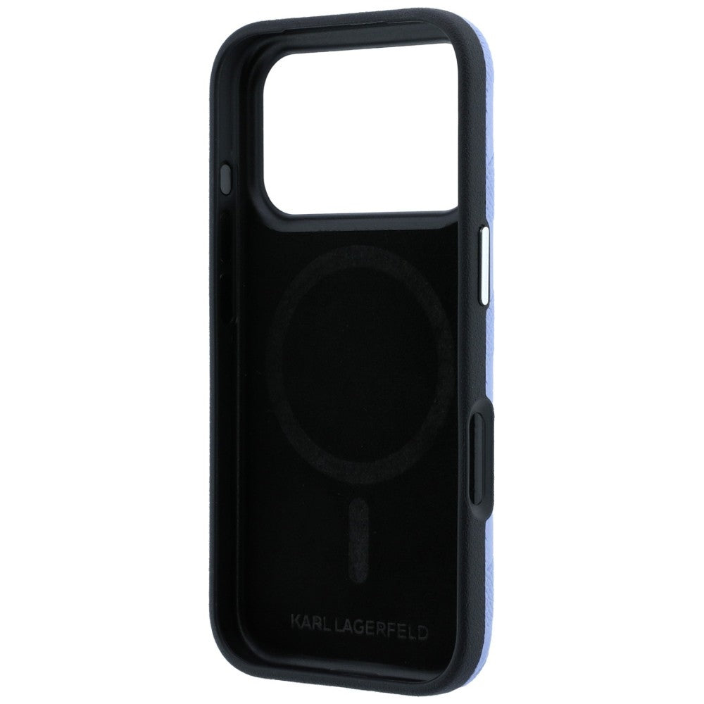 Husa de protectie Karl Lagerfeld compatibil cu iPhone 18 Pro / iPhone 17 Pro, Albastru
