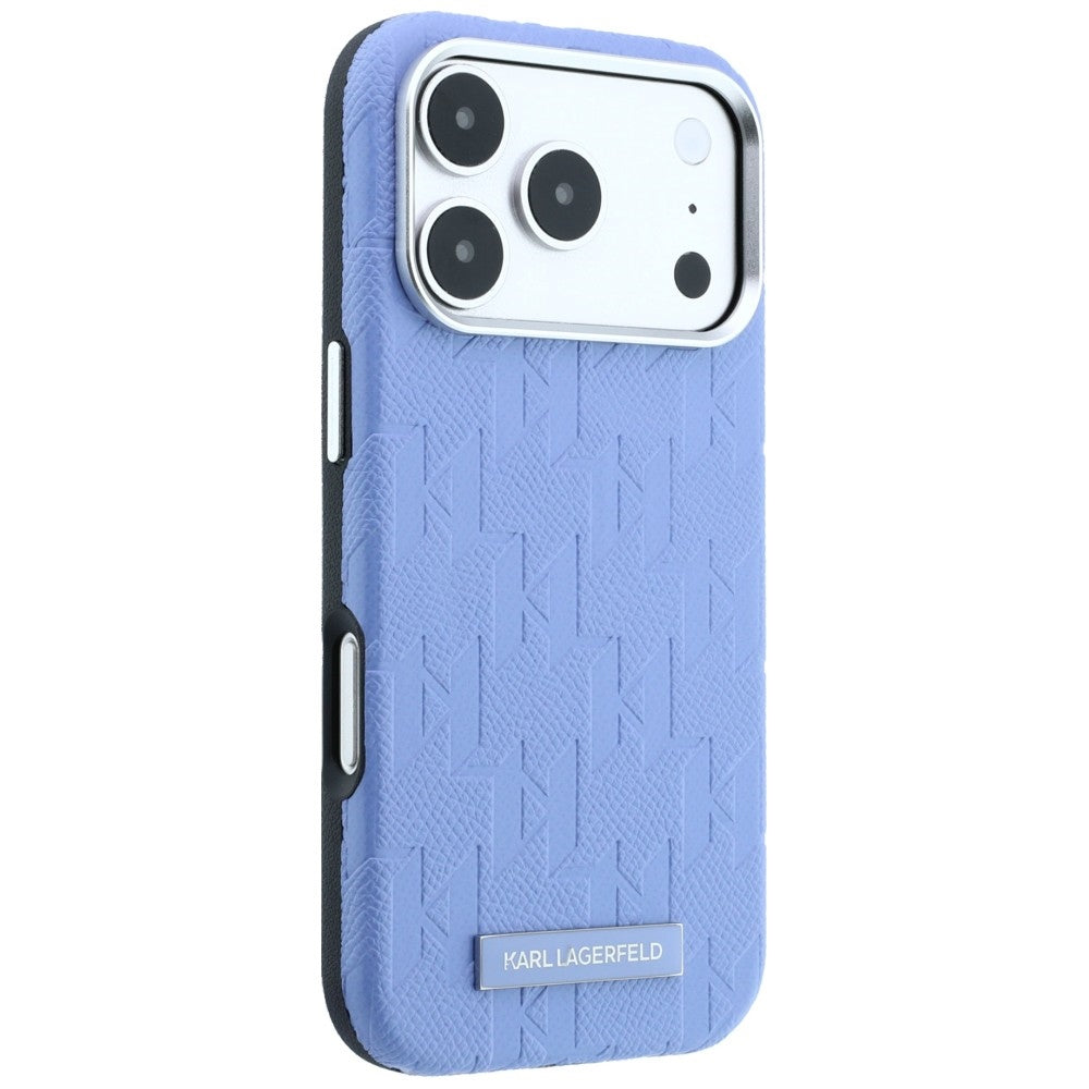 Husa de protectie Karl Lagerfeld compatibil cu iPhone 18 Pro / iPhone 17 Pro, Albastru