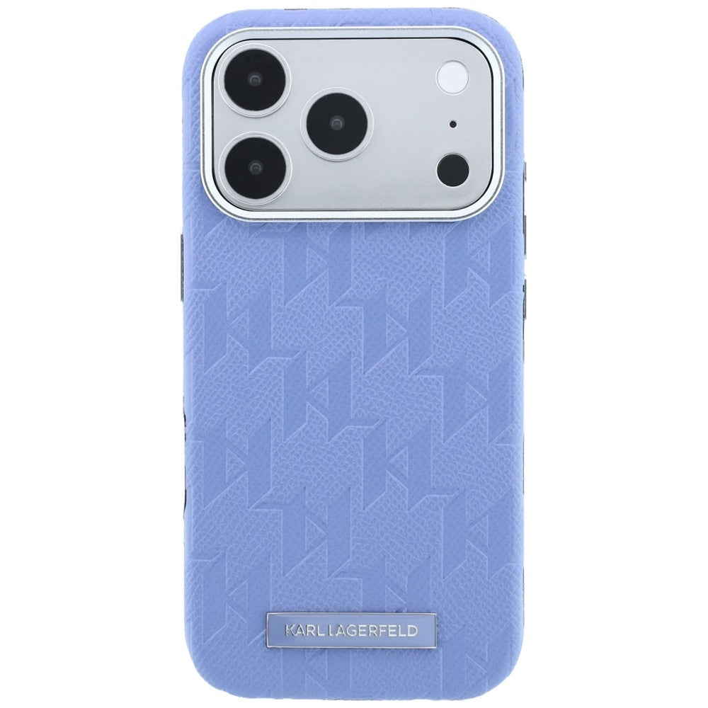 Husa de protectie Karl Lagerfeld compatibil cu iPhone 17 Pro Max / iPhone 18 Pro Max, Albastru