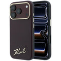 Husa de protectie Karl Lagerfeld compatibil cu iPhone 18 Pro / iPhone 17 Pro, Bordo
