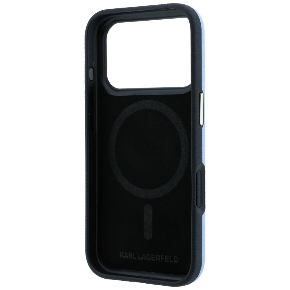 Husa de protectie Karl Lagerfeld compatibil cu iPhone 18 Pro / iPhone 17 Pro, Albastru
