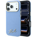 Husa de protectie Karl Lagerfeld compatibil cu iPhone 18 Pro / iPhone 17 Pro, Albastru
