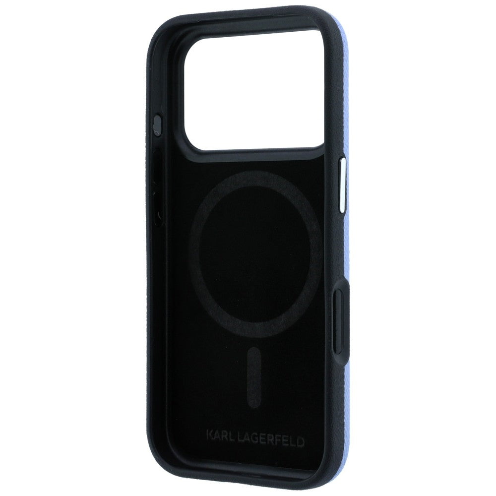 Husa de protectie Karl Lagerfeld compatibil cu iPhone 18 Pro / iPhone 17 Pro, Albastru