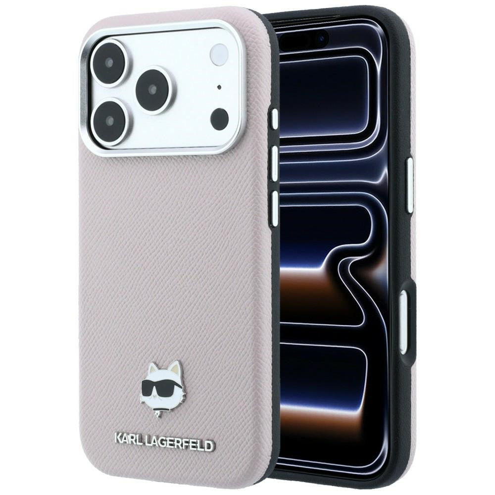 Husa de protectie Karl Lagerfeld compatibil cu iPhone 18 Pro Max / iPhone 17 Pro Max, Roz